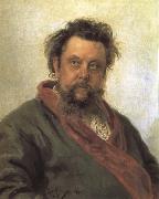 Ilya Repin Portrait of Modest Mussorgsky oil